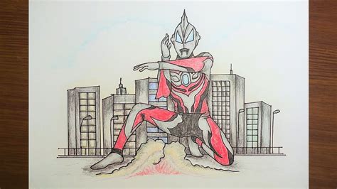 Mudah II Ini cara menggambar kartun Ultraman Geed .